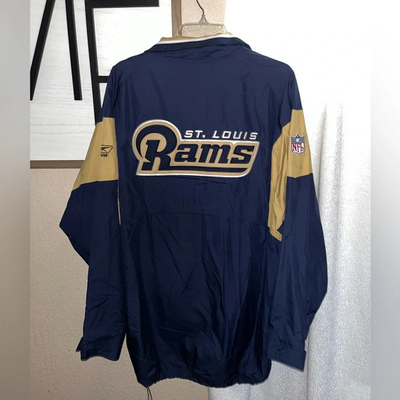 Reebok NFL Team Apparel On Field St. Louis‎ Rams Jacket Men's Size Large - Picture 1 of 4